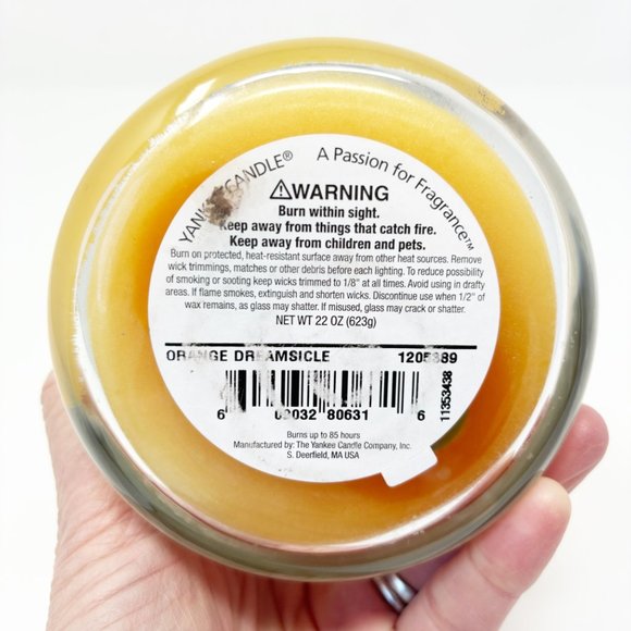 Yankee Candle Orange Dreamsicle 22 oz NEW! - Picture 2 of 4